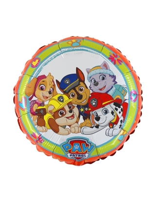 Articulo Globo La Patrulla Canina Happy Birthday de 45cm de Grabo