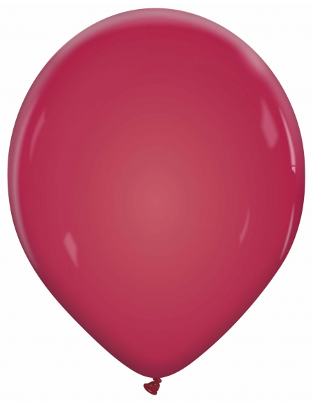 Globo Redondo Premium Pastel 32cm Granate Vino - Bolsa 100 UDS