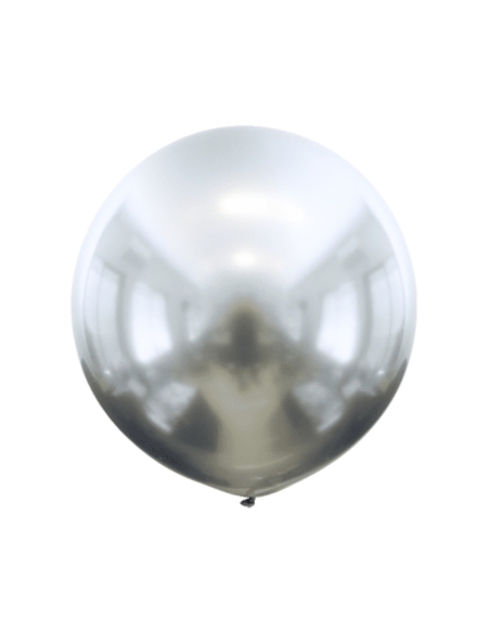 Globo Titanium Chrome Esfericos 40cm Plata