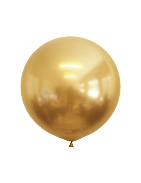 Globo Titanium Chrome Esfericos 40cm Oro