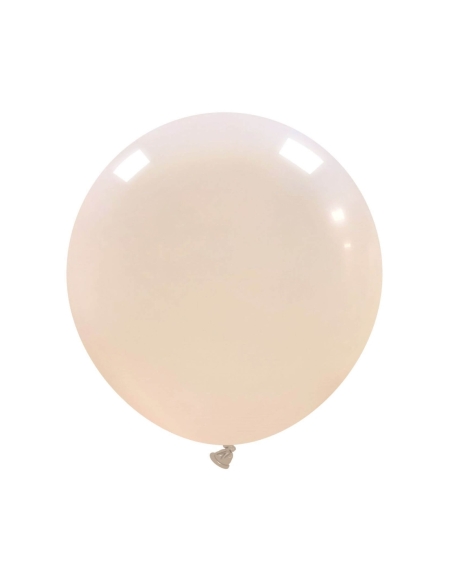 Globos Latex Esfericos 50cm Pastel Blanco Leche