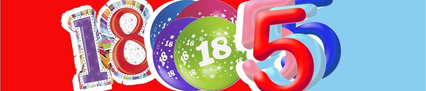 Globos de Numeros para Decoraciones de Eventos, Fiestas y Cumpleaños