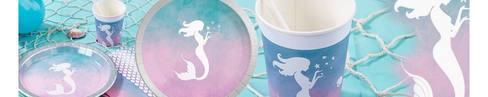 Ideas para Decoración de Fiestas y Cumpleaños de Elegant Mermaid