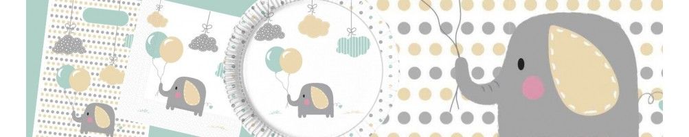 Ideas para Decoración de Fiestas y Cumpleaños de Elephant Baby
