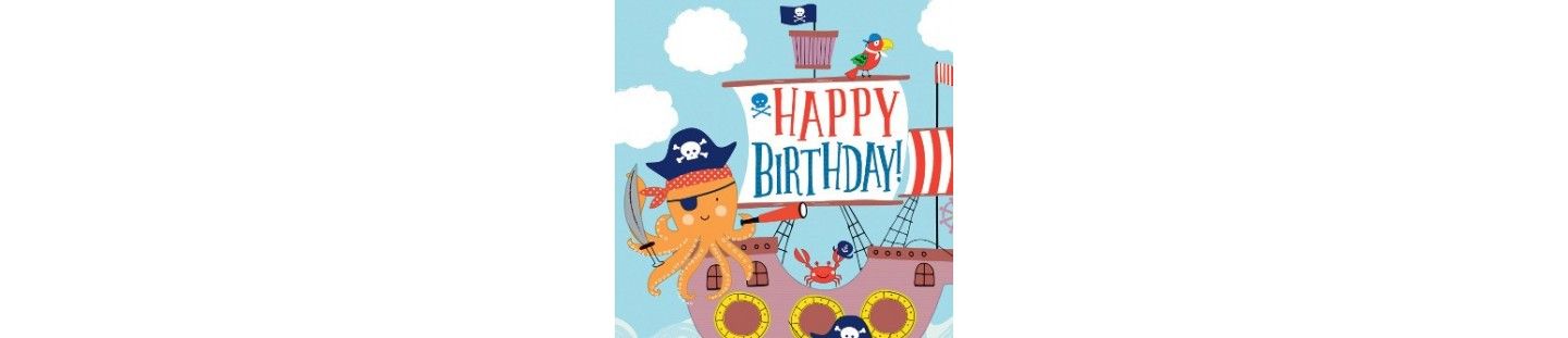 Decoración Fiestas y Cumpleaños Ahoy Birthday