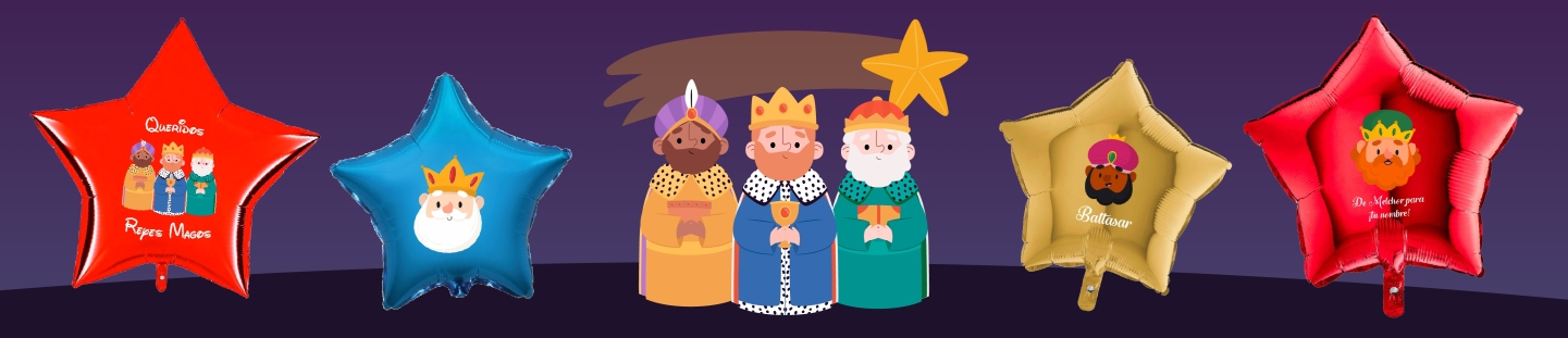 Globos para Reyes Magos. Ideas Originales para Decorarcion de Reyes